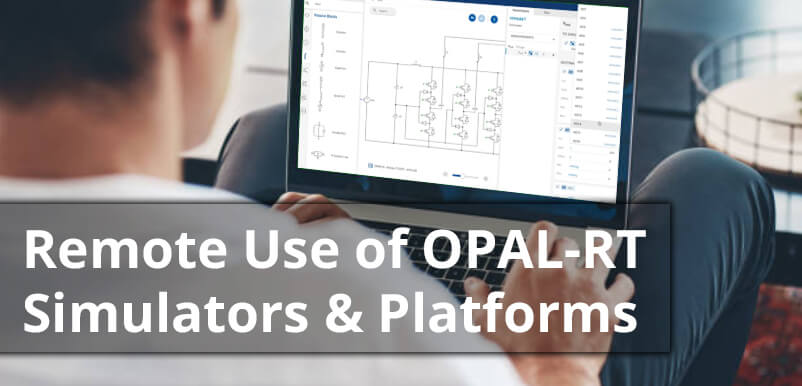 User explainer | remote use of OPAL-RT simulators & platforms