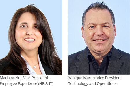 Notices of Appointment: Yanique Martin, VP Technologies/Operations & Maria Anzini, VP Employee Experience