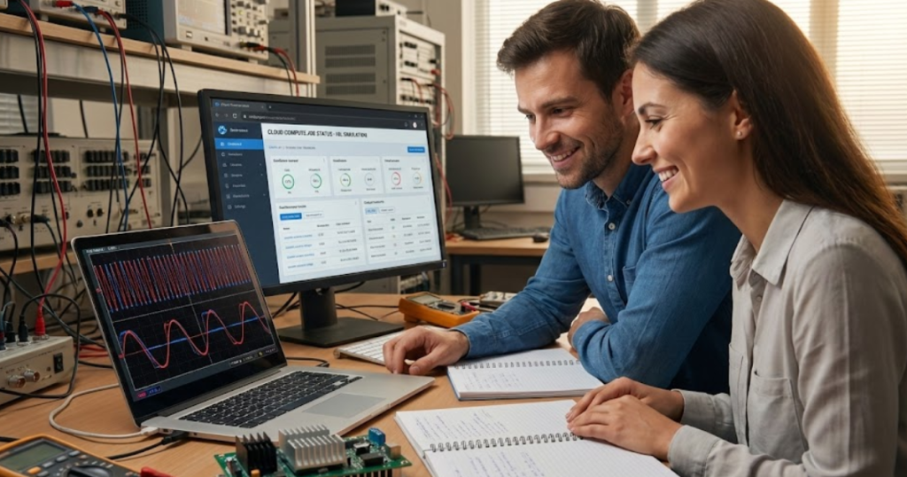 Cloud Simulation for Power Electronics Development