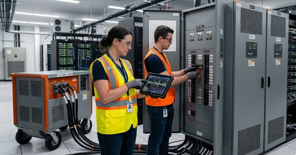 Testing UPS and battery systems as the backbone of data center reliability