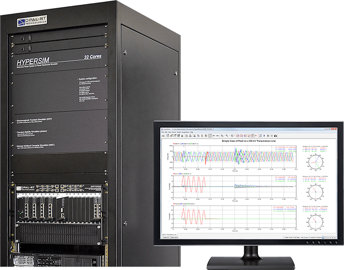 Power system simulation software HYPERSIM