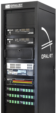 Cybersecurity power grid testing rack