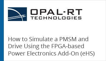 Automotive Powertrain Emulation - OPAL-RT