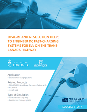 EV Automotive Testing - DC Fast-Charging System (DCFCS) for EV charging