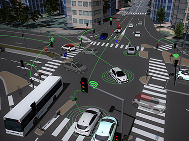 Autonomous Vehicles simulation application -smart cities
