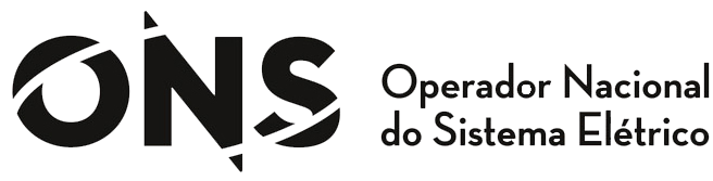 ONS (Operador Nacional do Sistema Elétrico) logo in black with Portuguese text.
