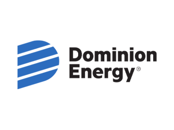 多米尼克能源公司（Dominion Energy）的徽标，蓝色 "D "造型，代表这家美国领先的公用事业公司在清洁和可靠能源领域的地位。