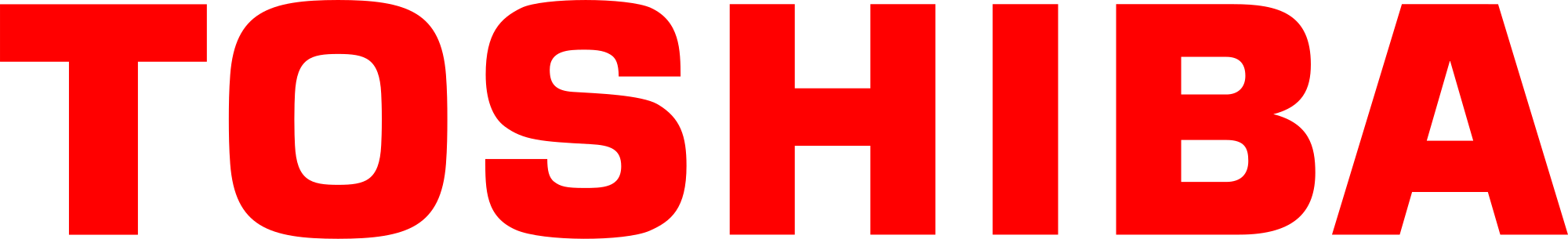 Logo of Toshiba, representing global innovation in electronics, infrastructure, and energy solutions.