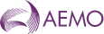Official logo of Australian Energy Market Operator (AEMO) in purple.