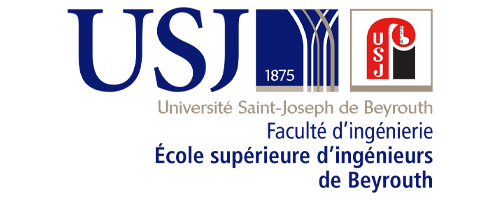 Logo of Université Saint-Joseph de Beyrouth (USJ), symbolizing academic excellence and innovation in engineering and technology.