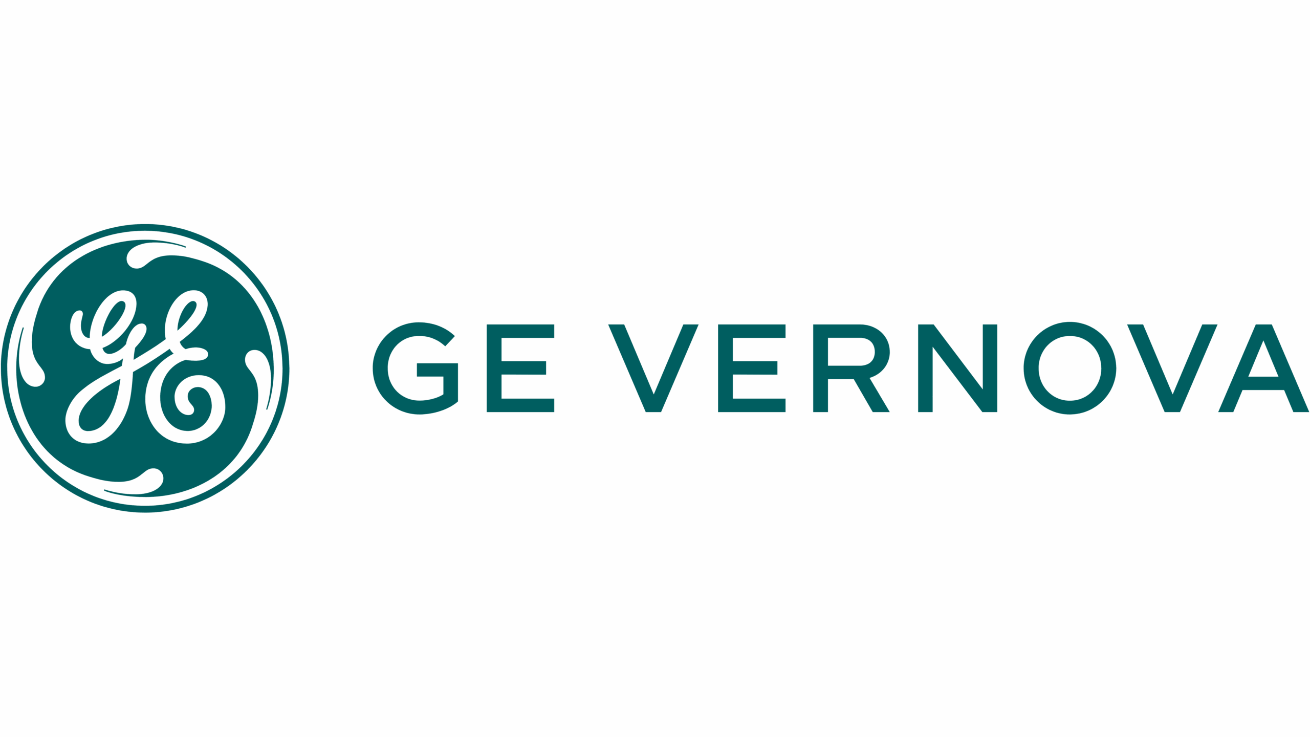 GE Vernova company logo with a teal circular emblem and text, representing General Electric’s energy division.