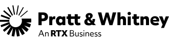 Logo representing Pratt & Whitney, an American aerospace manufacturer.