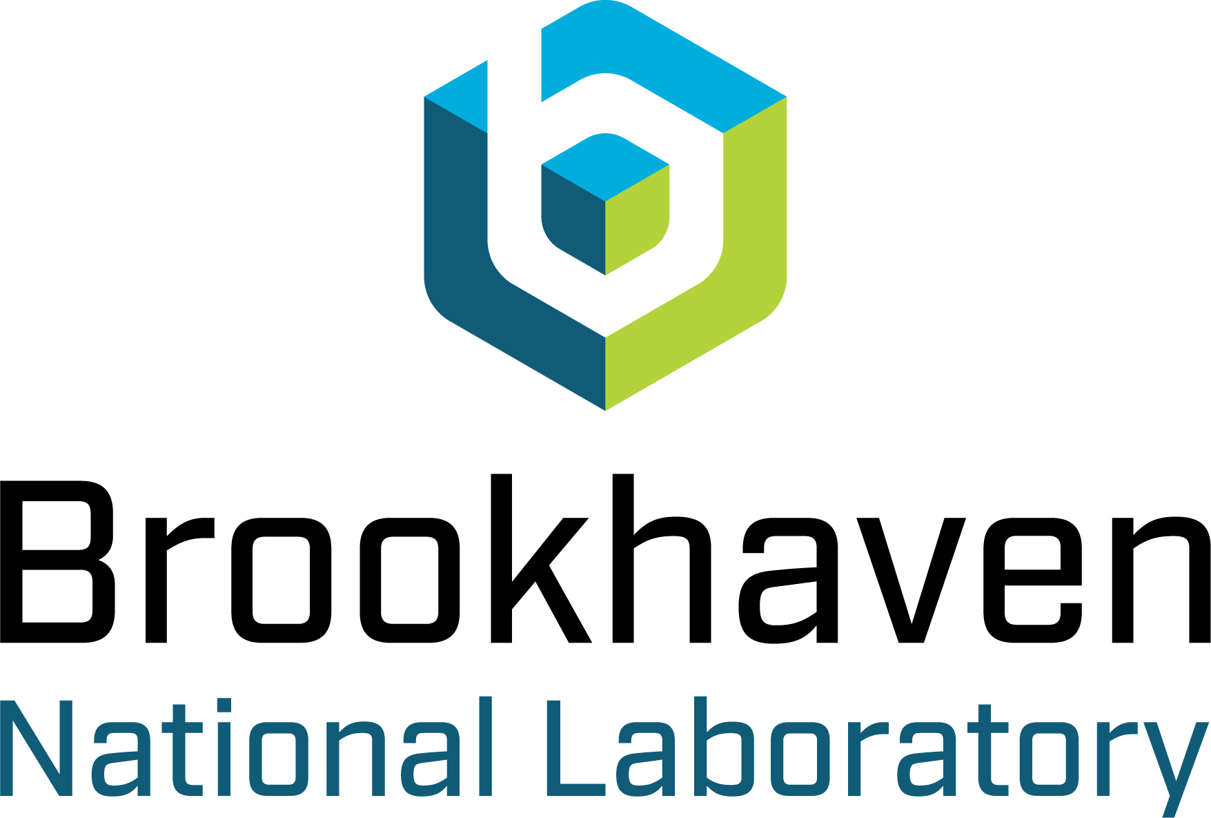 Stylized hexagonal icon with “BNL” initials in blue and green, representing Brookhaven National Laboratory, a U.S. research institution specializing in nuclear and energy sciences.