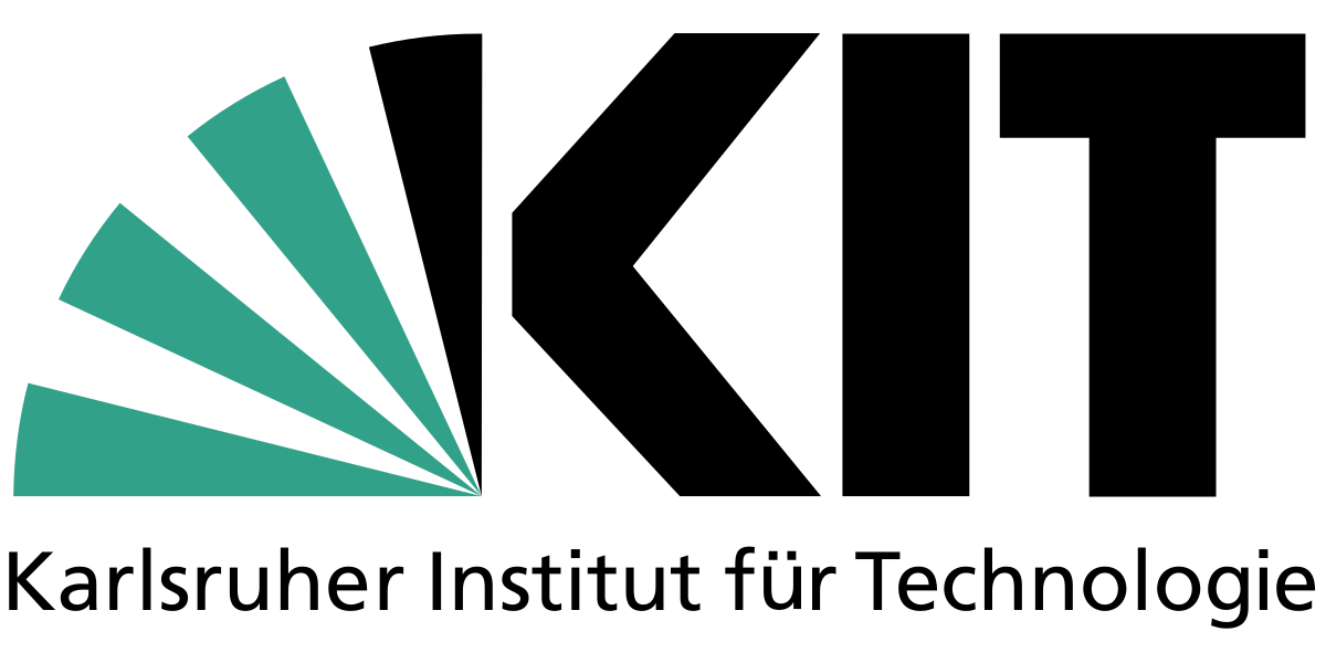 KIT logo with dynamic green fan-shaped graphic and black text, representing one of Germany’s leading technical universities.