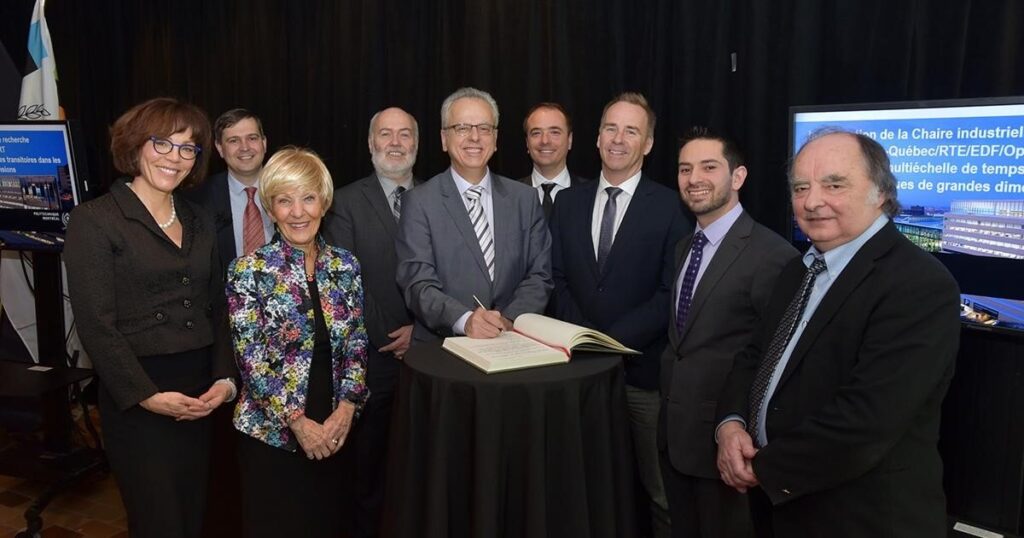 A France-Canada Industrial Research Chair to Address Power System Disruptions