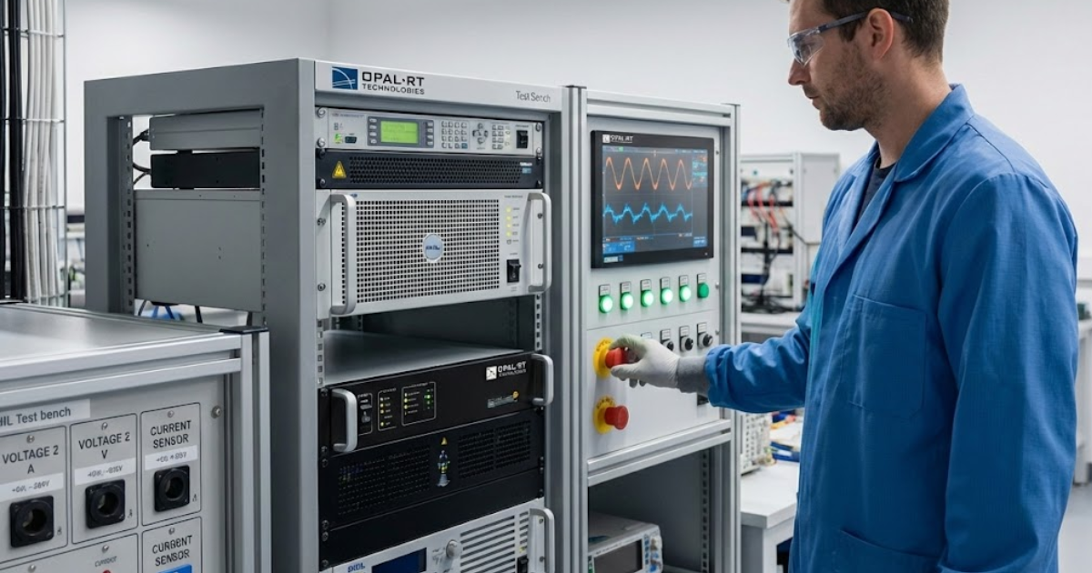 Hardware Testing Bench Power Hardware In The Loop Test Bench Guide For Energy Systems | OPAL-RT