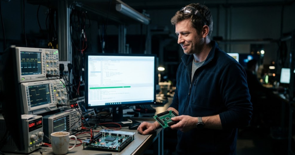 Motor drive testing that only FPGA resolution supports